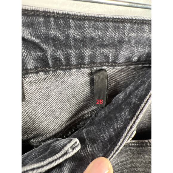 Rta Denim Icon Skinny Ankle Jeans Black Women's 26 / 2 - Picture 7 of 12